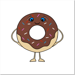 FUNNY Sprinkled Donut Posters and Art